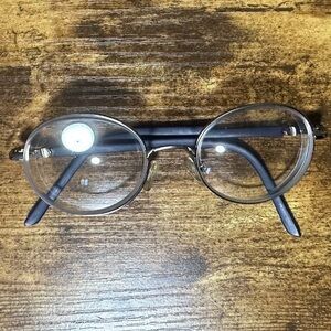 Dark blue Round Glasses
